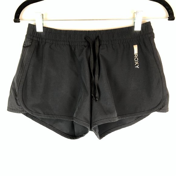 Roxy All in Time Black Running Shorts - Picture 5 of 12
